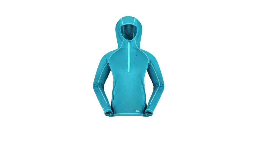Rab Baseline Hoodie - Womens - Fjord - Medium - 12