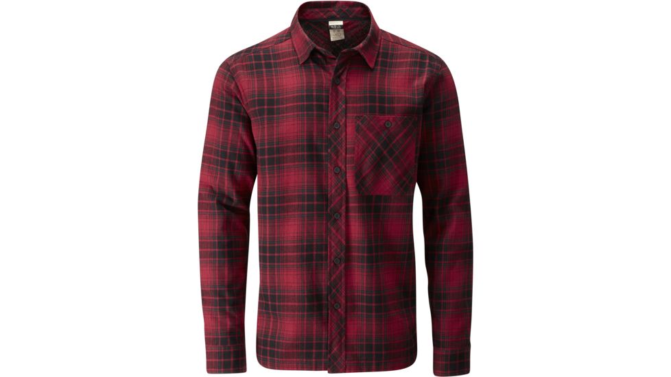 Rab Border Shirt - Men's-Autumn Red-Medium