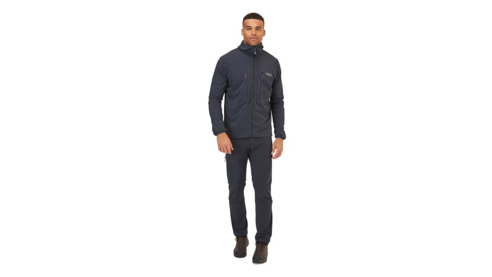 Rab Borealis Jacket - Mens, Beluga, Extra Large, QWS-35-BEL-XLG
