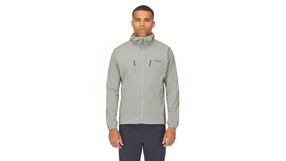 Rab Borealis Jacket - Mens, Light Zinc, Extra Large, QWS-35-LZN-XLG