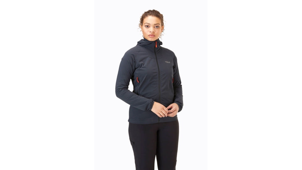 Rab Borealis Jacket - Womens, Beluga, 14, QWS-39-BEL-14