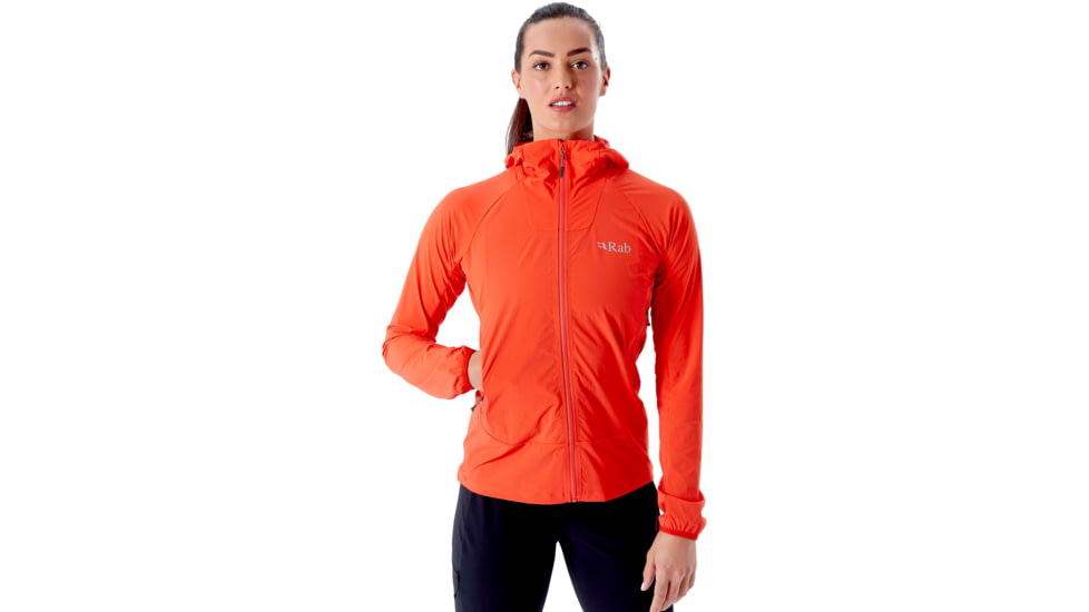 Rab Borealis Jacket - Womens, Red Grapefruit, 16, QWS-39-GF-16