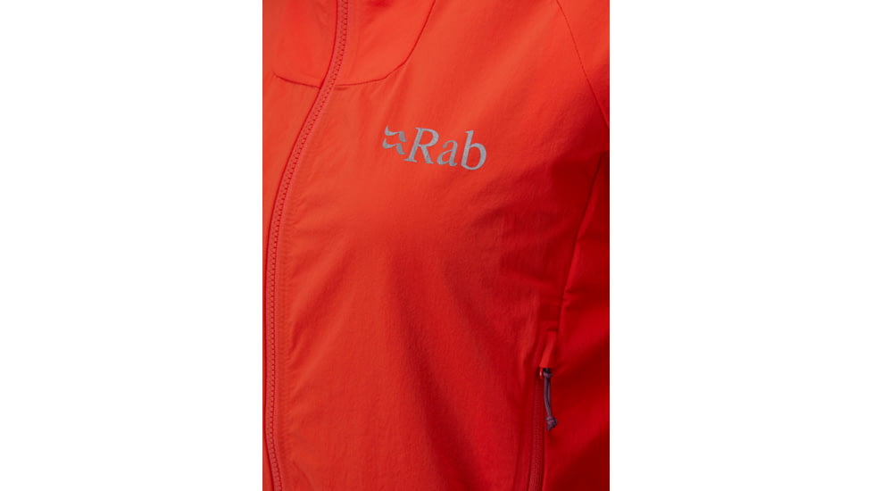Rab Borealis Jacket - Womens, Red Grapefruit, 16, QWS-39-GF-16
