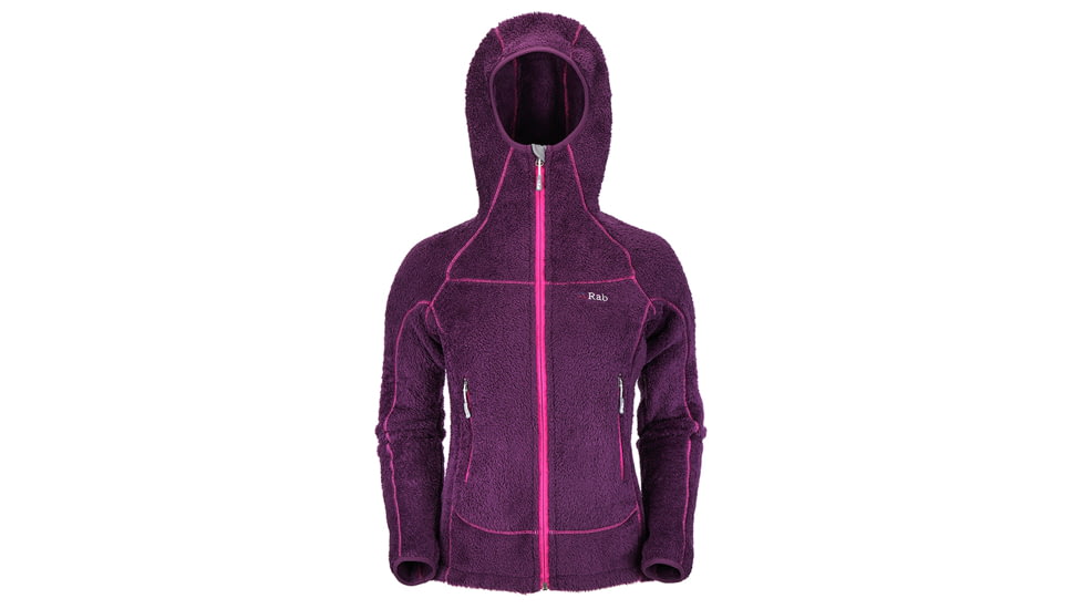 Rab Boulder Hoodie - Women's-Medium - Aubergine