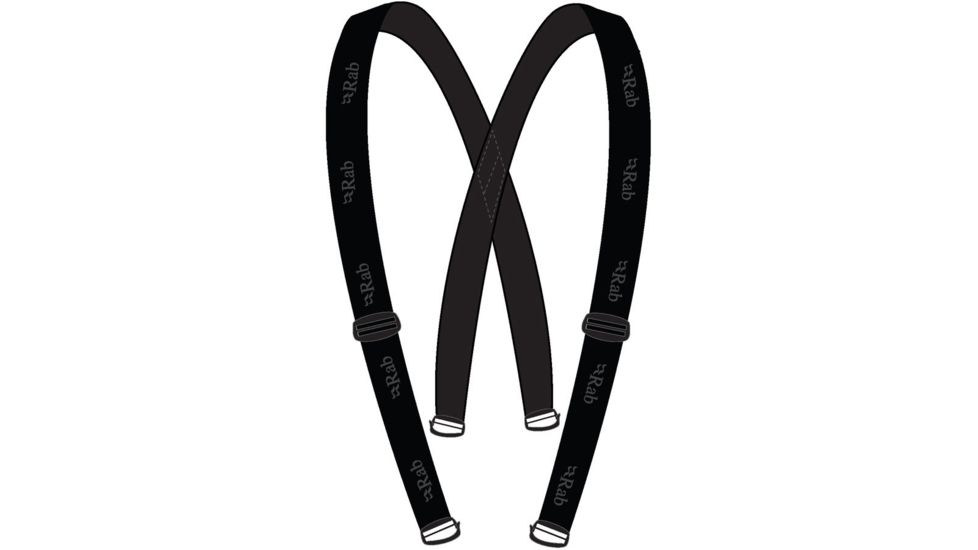 Rab Braces Suspenders - Men's -Black-One Size