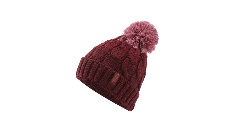 Rab Braid Beanie - Womens, Oxblood Red, One Size, QAA-62-OB