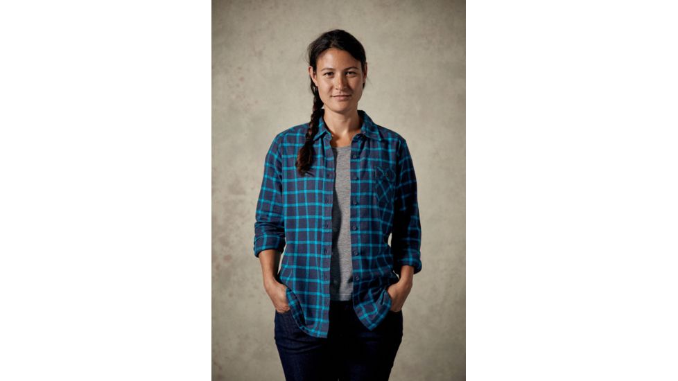 Rab Campfire Shirt wmns, Deep Denim, UK12/ US M QCA-69-DD-12-DEMO