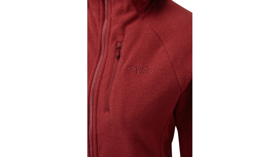 Rab Capacitor Hoody - Womens, Crimson, 10, QFF-03-CR-10
