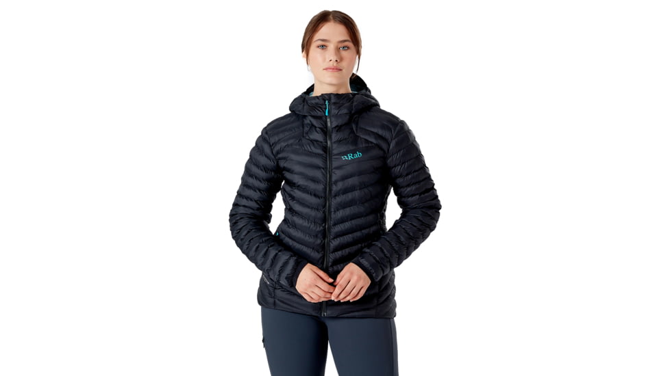 Rab Cirrus Alpine Jacket - Womens, Black, Large, QIO-60-BL-14