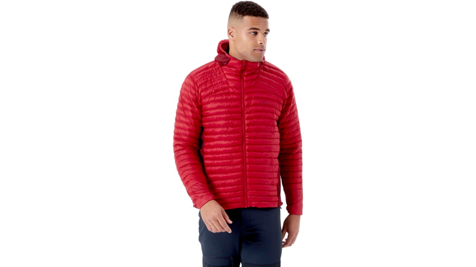 Rab Cirrus Flex 2.0 Hoody - Mens, Ascent Red, Medium, QIO-68-AS-M