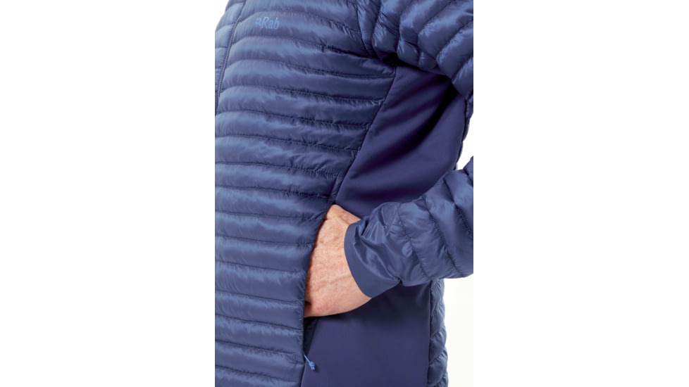 Rab Cirrus Flex 2.0 Hoody - Mens, Nightfall Blue, Small, QIO-68-NB-S