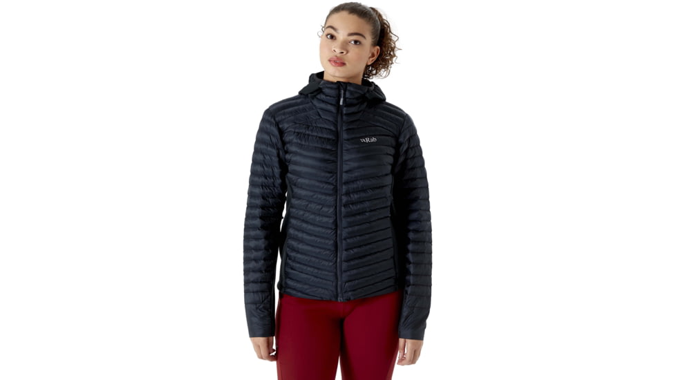 Rab Cirrus Flex 2.0 Hoody - Womens, Black, 12, QIO-69-BL-12
