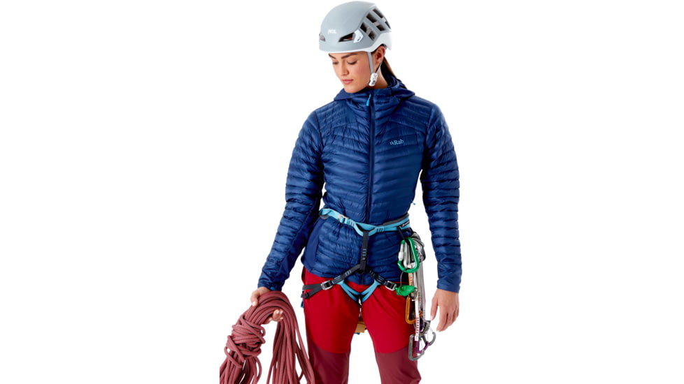 Rab Cirrus Flex 2.0 Hoody - Womens, Nightfall Blue, 14, QIO-69-NB-14