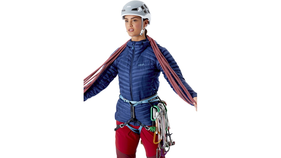 Rab Cirrus Flex 2.0 Hoody - Womens, Nightfall Blue, 14, QIO-69-NB-14
