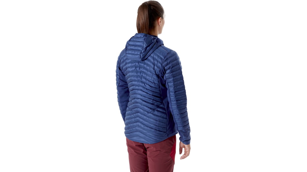 Rab Cirrus Flex 2.0 Hoody - Womens, Nightfall Blue, 14, QIO-69-NB-14