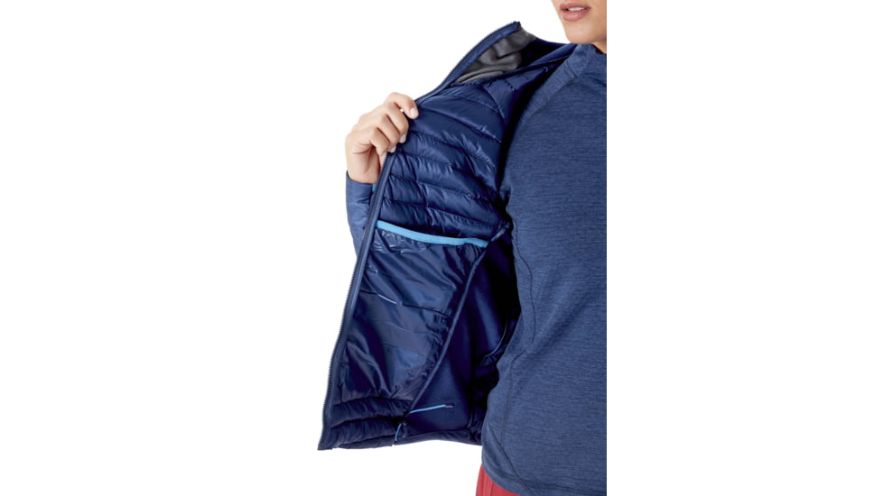 Rab Cirrus Flex 2.0 Hoody - Womens, Nightfall Blue, 14, QIO-69-NB-14
