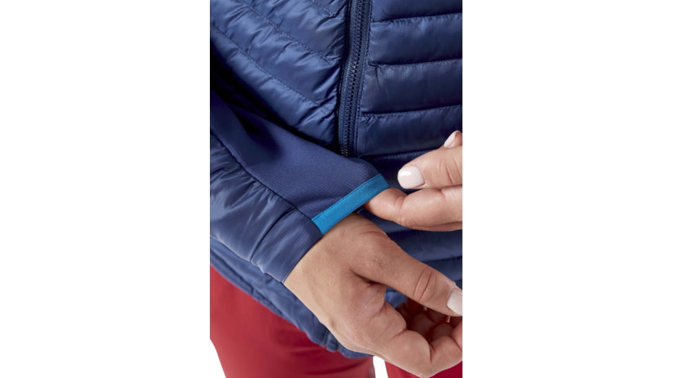 Rab Cirrus Flex 2.0 Hoody - Womens, Nightfall Blue, 14, QIO-69-NB-14
