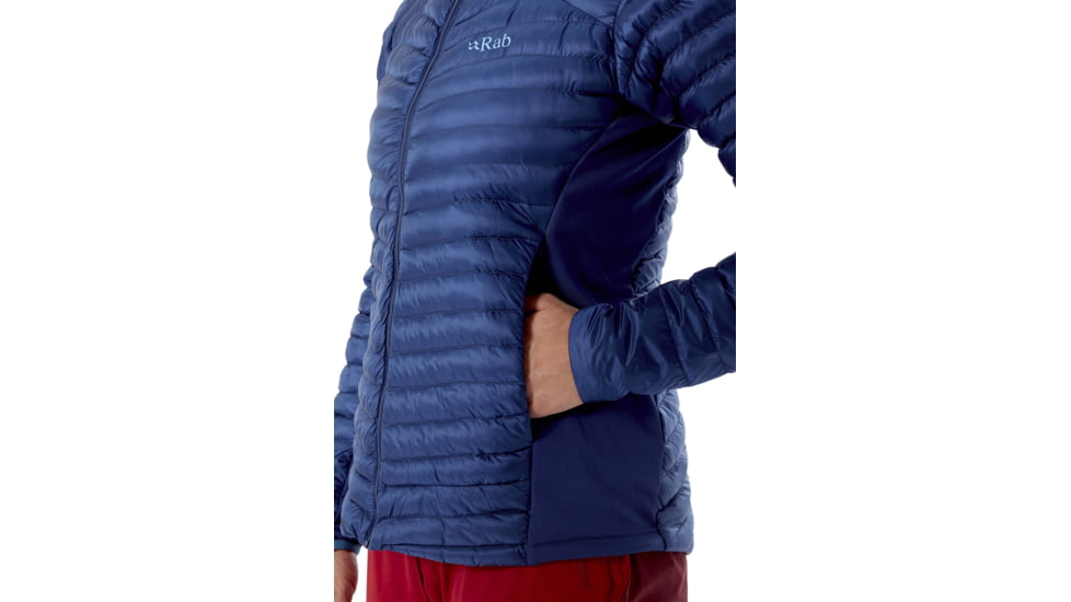 Rab Cirrus Flex 2.0 Hoody - Womens, Nightfall Blue, 14, QIO-69-NB-14