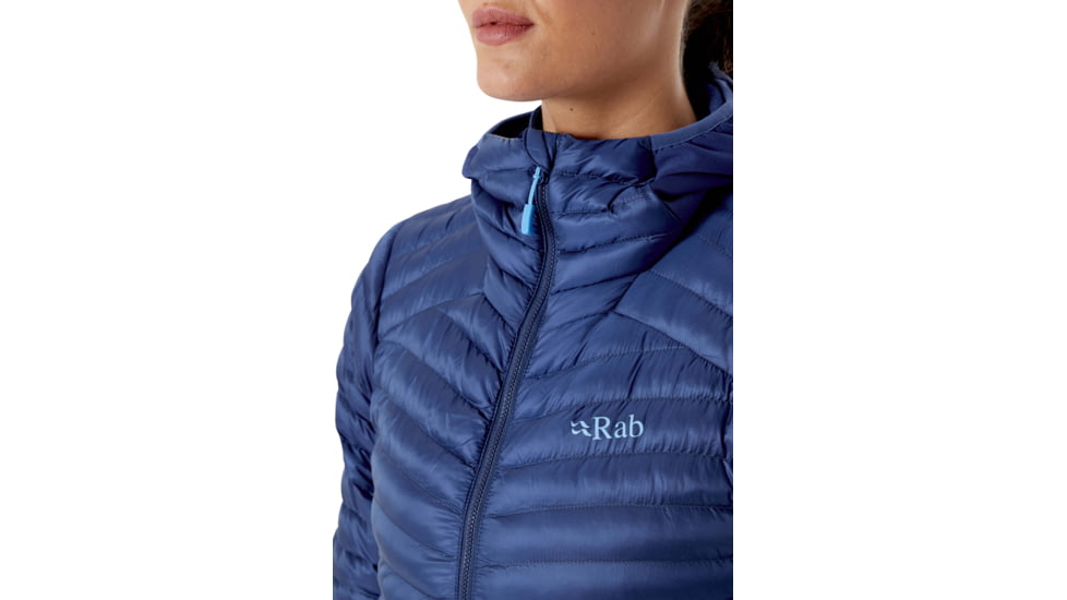 Rab Cirrus Flex 2.0 Hoody - Womens, Nightfall Blue, 14, QIO-69-NB-14