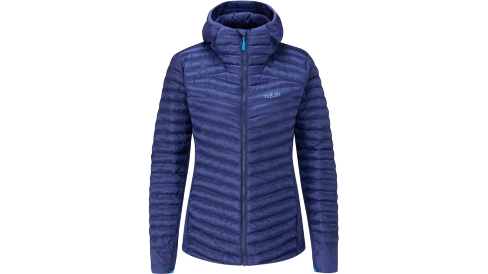 Rab Cirrus Flex 2.0 Hoody - Women's, Nightfall Blue, 14, QIO-69-NB-14