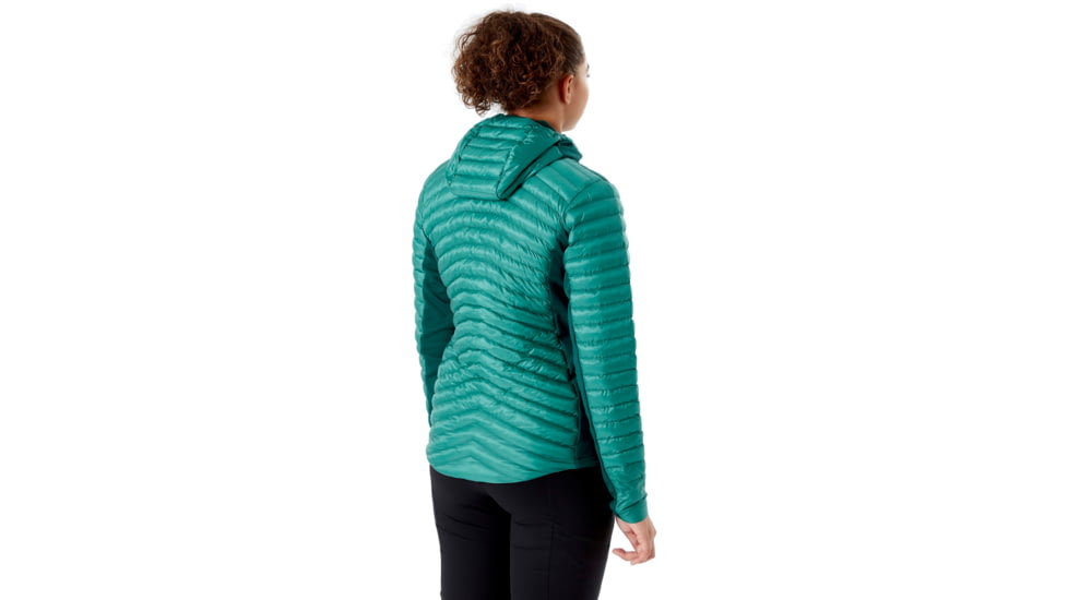 Rab Cirrus Flex 2.0 Hoody - Womens, Storm Green, 8, QIO-69-SR-08