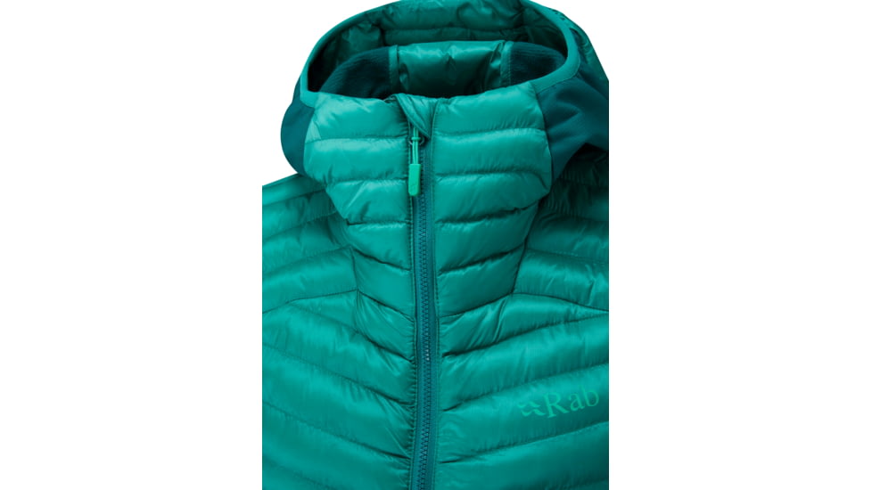 Rab Cirrus Flex 2.0 Hoody - Womens, Storm Green, 8, QIO-69-SR-08