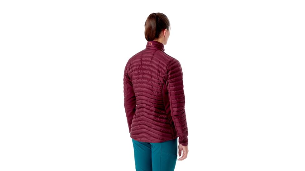 Rab Cirrus Flex 2.0 Jacket - Womens, Deep Heather, Small, QIO-75-HD-10