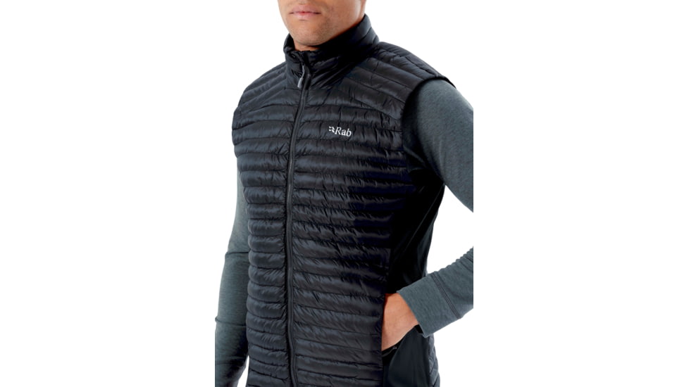 Rab Cirrus Flex 2.0 Vest - Mens, Black, Large, QIO-76-BL-L