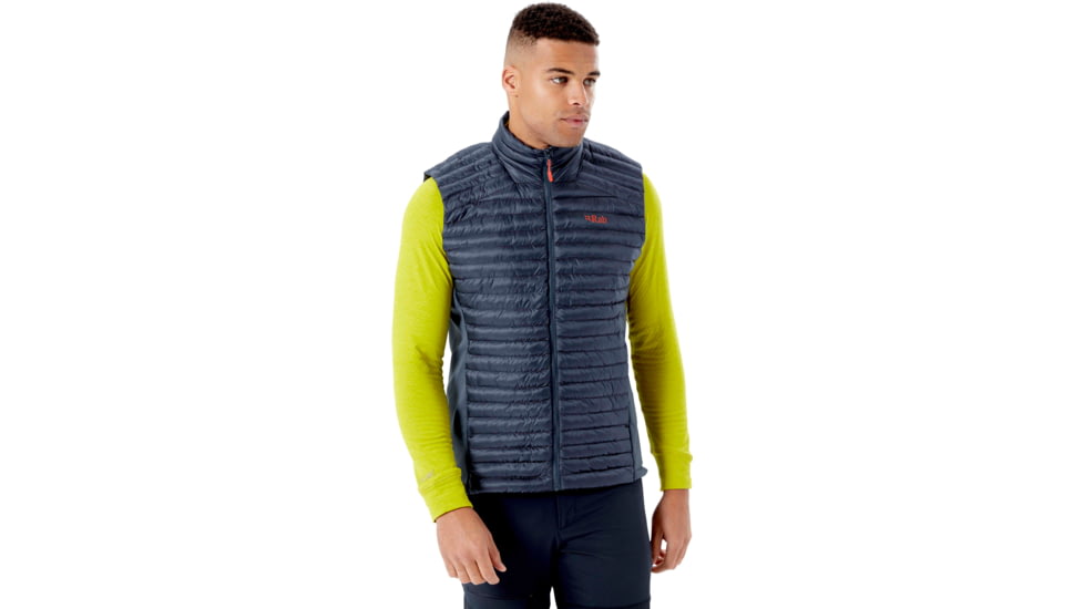 Rab Cirrus Flex 2.0 Vest - Mens, Steel, Small, QIO-76-ST-S