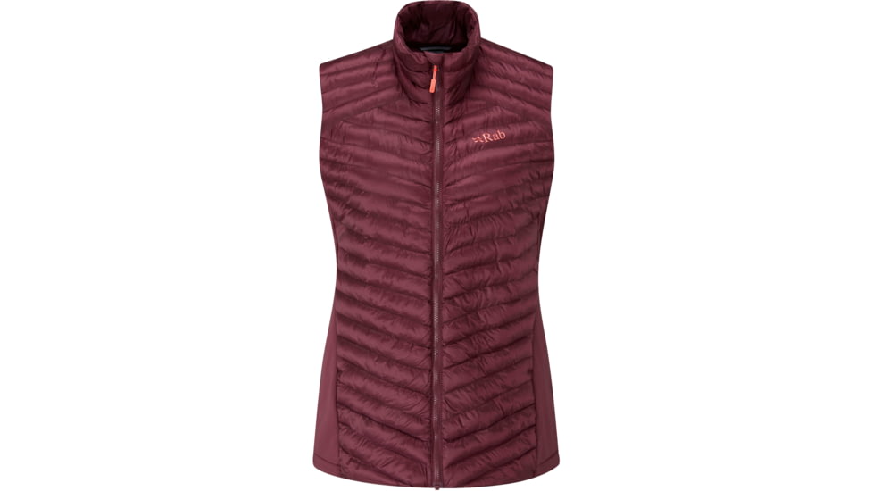 Rab Cirrus Flex 2.0 Vest - Women's, Deep Heather, 8, QIO-77-HD-08