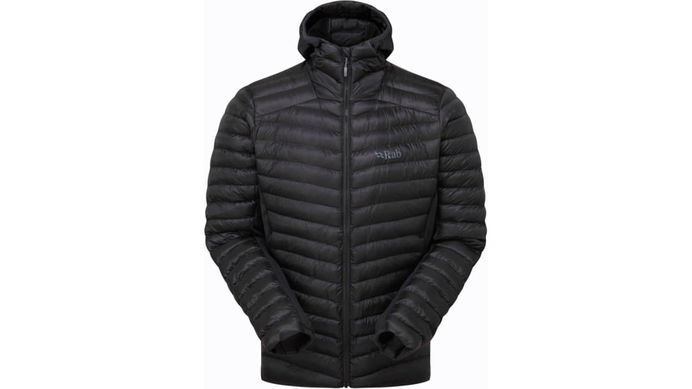 Rab Cirrus Flex Hoody - Men's, Black, Large, QIP-31-BLK-LRG