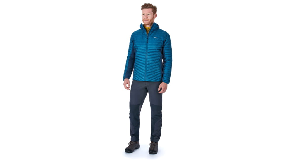Rab Cirrus Flex Hoody - Men's, Ink/Ink/Deep Ink, Medium, QIO-33-IK-M