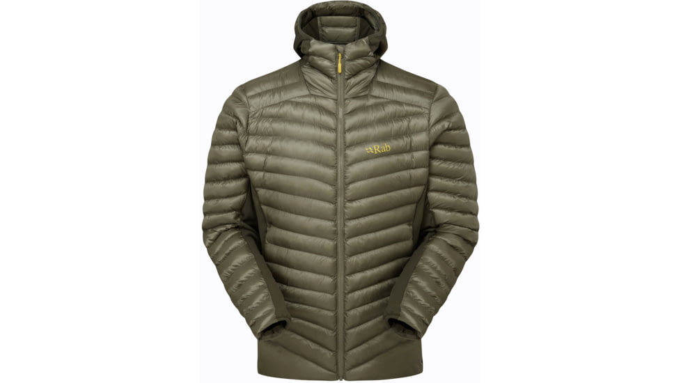 Rab Cirrus Flex Hoody - Men's, Light Khaki, Extra Large, QIP-31-LKA-XLG