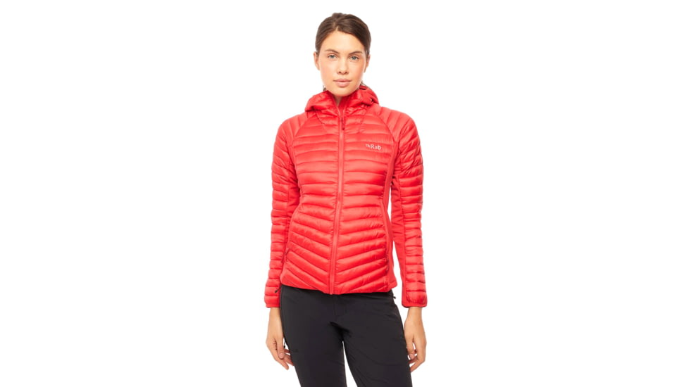 Rab Cirrus Flex Hoody - Women's, Geranium, 14, QIO-34-GE-14