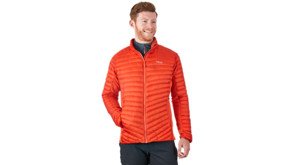Rab Cirrus Flex Jacket - Mens, Firecracker/Firecracker/Firecracker, Extra Large, QIO-23-FC-XL