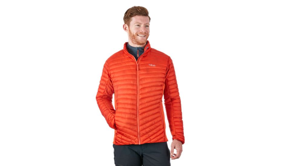 Rab Cirrus Flex Jacket - Mens, Firecracker/Firecracker/Firecracker, Small, QIO-23-FC-S