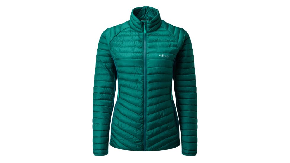 Rab Cirrus Flex Jacket - Womens, Atlantis, Size 08, QIO-24-AT-08