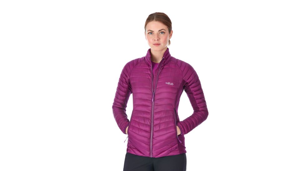 Rab Cirrus Flex Jacket - Womens, Berry/Berry/Berry, 12, QIO-24-BY-12