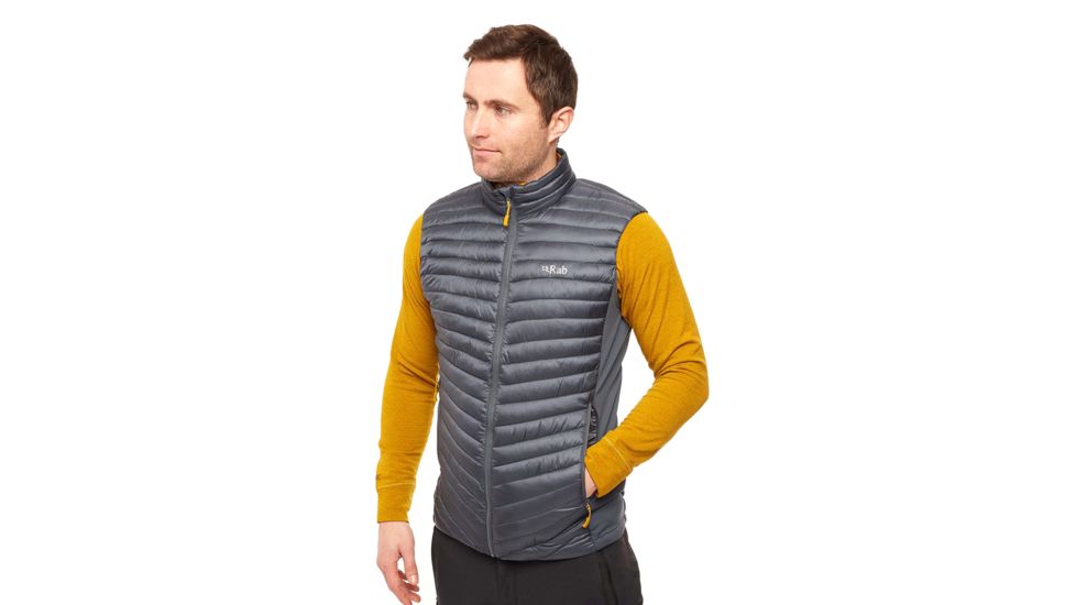 Rab Cirrus Flex Vest - Men's, Steel, Small, QIO-53-ST-S