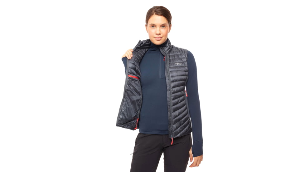 Rab Cirrus Flex Vest - Womens, Steel, 14, QIO-54-ST-14