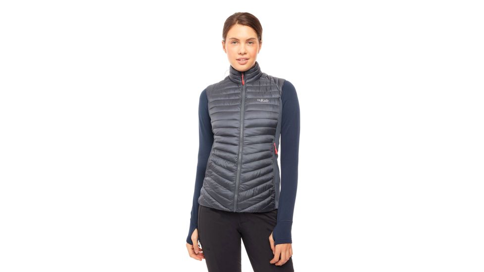 Rab Cirrus Flex Vest - Womens, Steel, 14, QIO-54-ST-14
