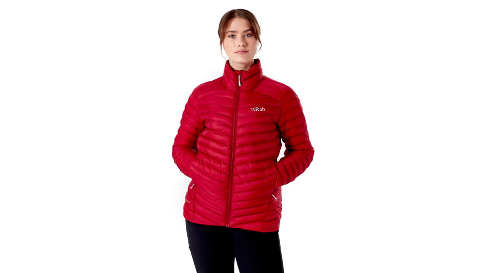 Rab Cirrus Jacket - Womens, Ascent Red, Medium, QIO-62-AS-12