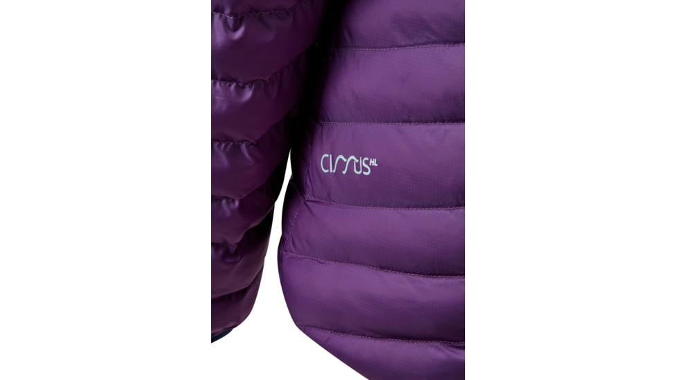 Rab Cirrus Jacket - Womens, Blackcurrant, US S/ UK 10, QIO-62-BC-10