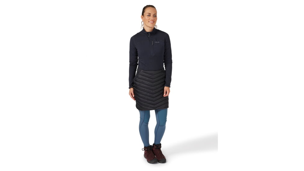 Rab Cirrus Skirt - Womens, Black/Graphene, 8, QIP-12-BGP-08