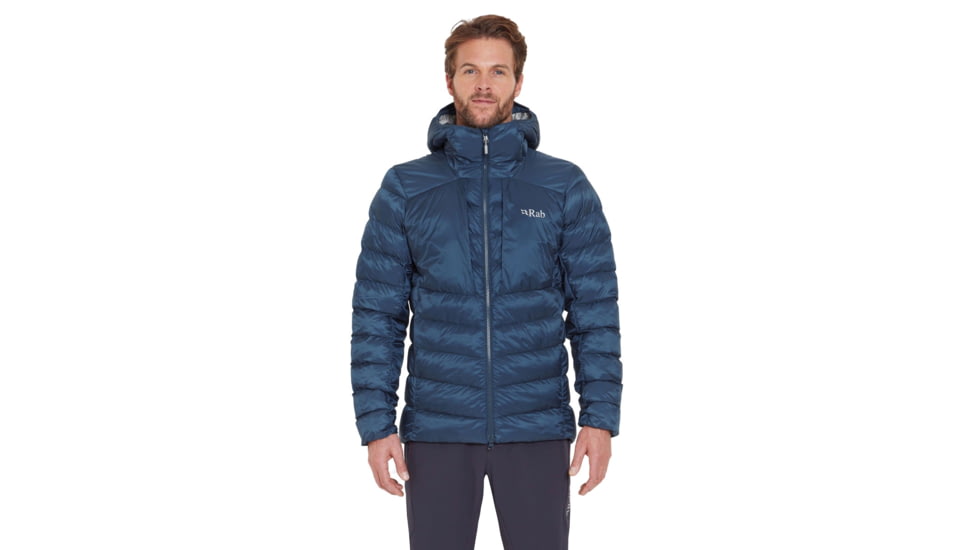 Rab Cirrus Ultra Hooded Jacket - Mens, Tempest Blue, Small, QIP-21-TMB-SML