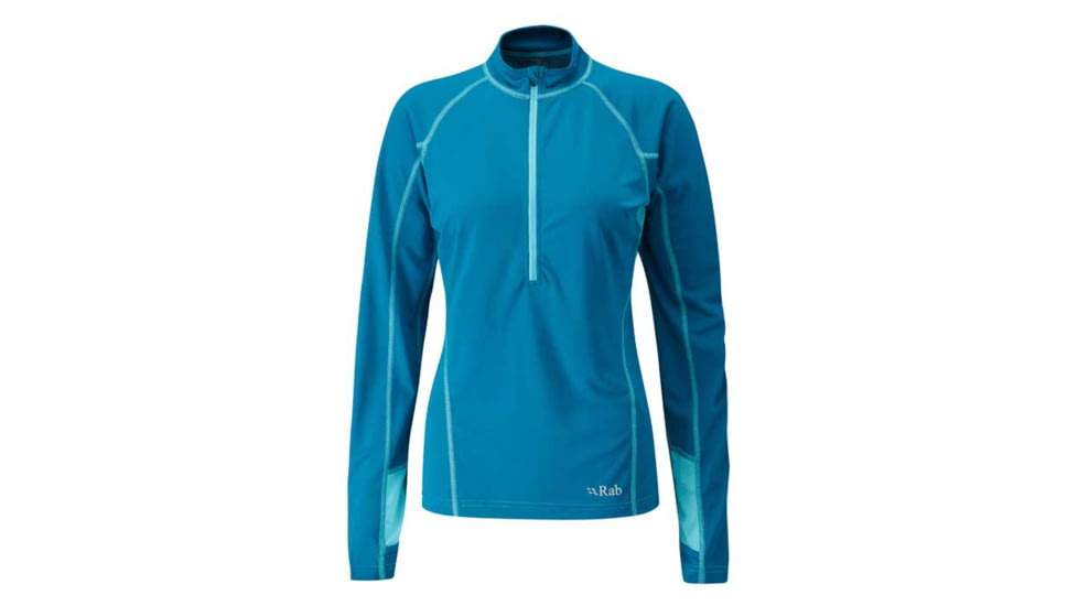 Rab Confluent Long Sleeve Zip Tee - Women's-Merlin-Medium