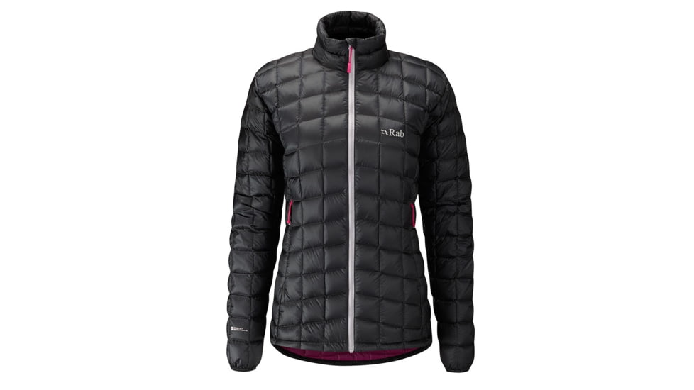 Rab Continuum Jacket - Women's, Ebony/Fushia, Small, 335914