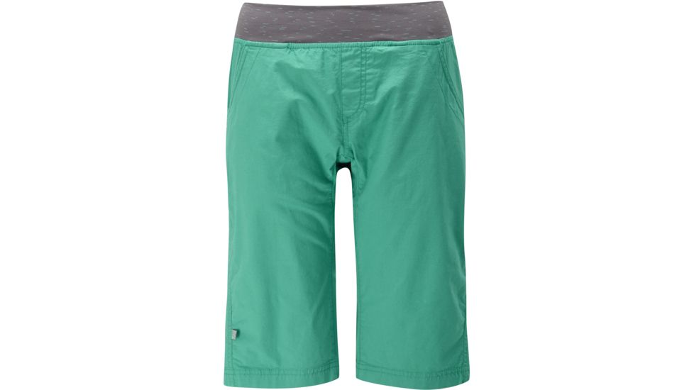 DEMO, Rab Womens Crank Shorts, Seafoam, 10, QFT-93-SE-10-DEMO