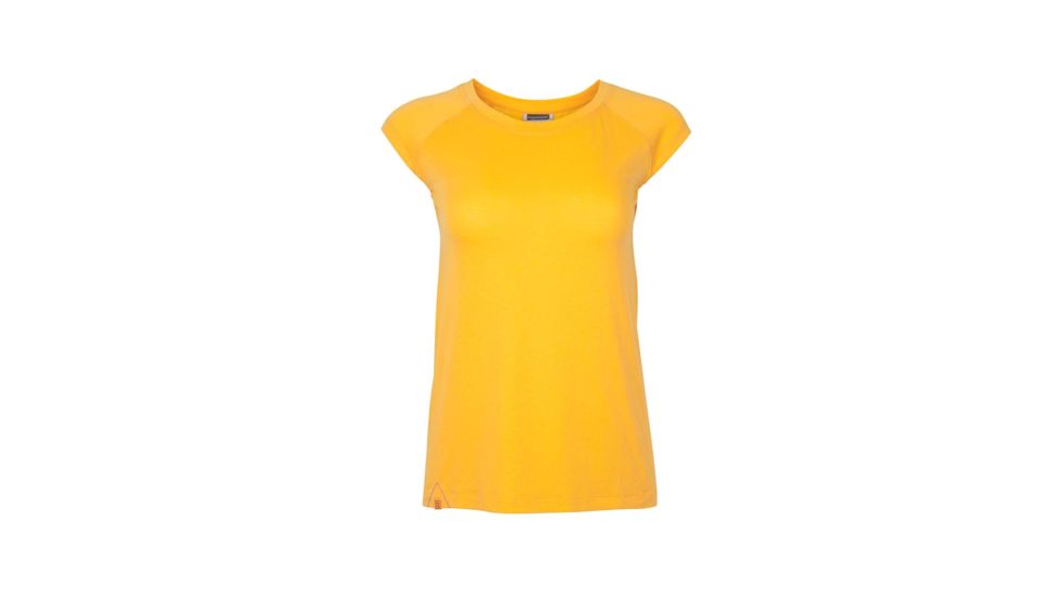 Rab Crimp Short Sleeve Tee - Womens, Gold, 8, QBU-60-GO-08