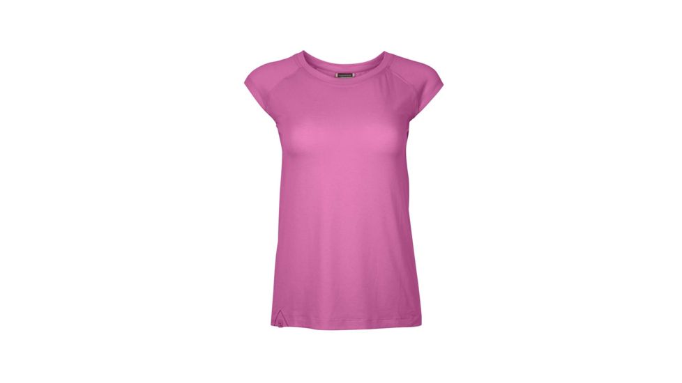 Rab Crimp Short Sleeve Tee - Womens, Peony Marl, 10, QBU-60-PE-10